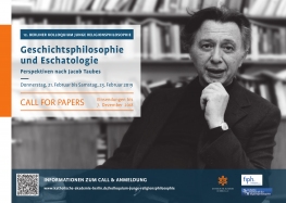 Berliner Kolloquium Junge Religionsphilosophie Taubes
